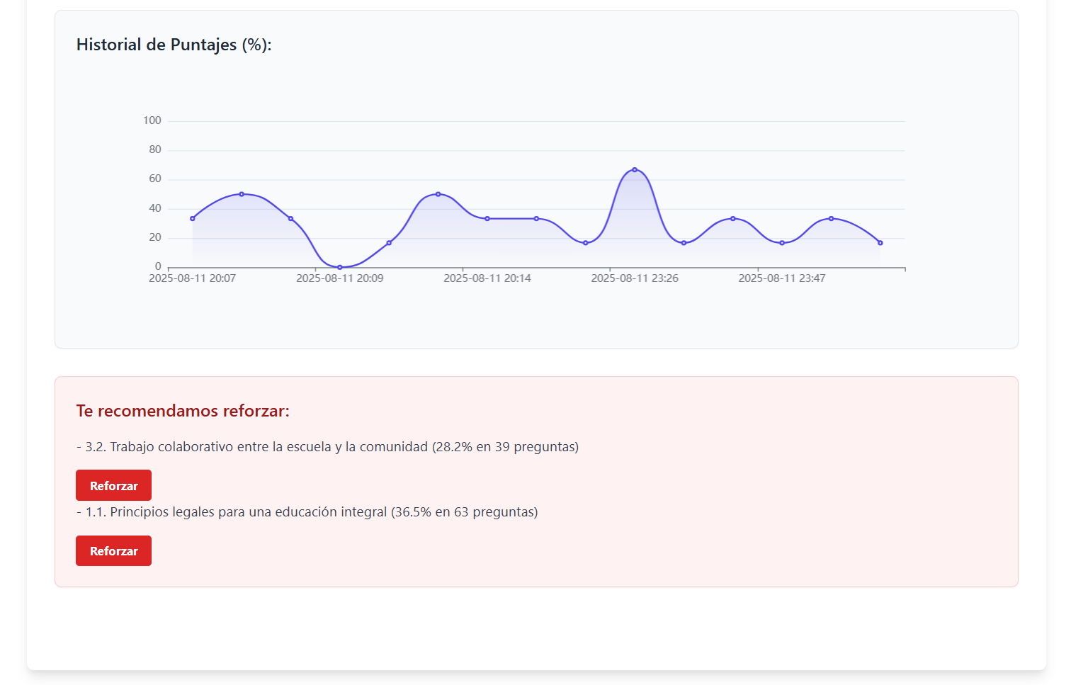 Vista previa plataforma